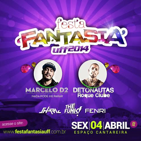 Festa Fantasia UFF - D2 e Detonautas - Cantareira - Niterói
