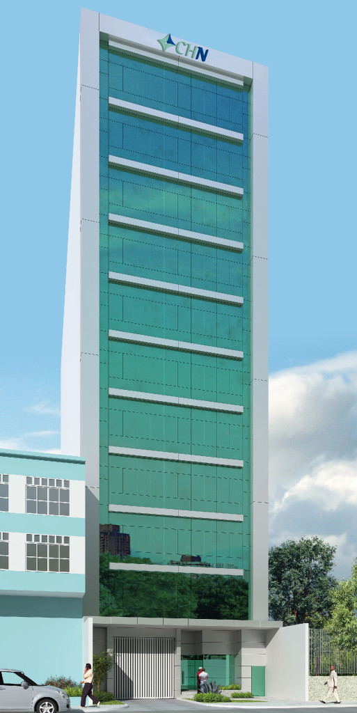 Maquete virtual da Unidade III do CHN