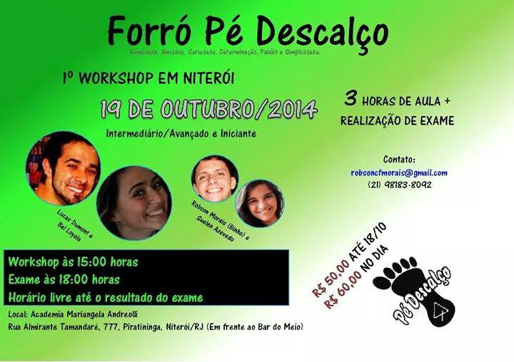 forró  pé descalso