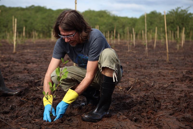 Lenine planta árvore de mangue na Baía de Guanabara em projeto da Ong Guardiões do Mar_Crédito Flora Pimentel (2)