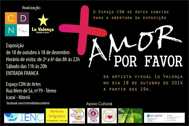 Espaço CDN de Artes traz exposição sobre Amor