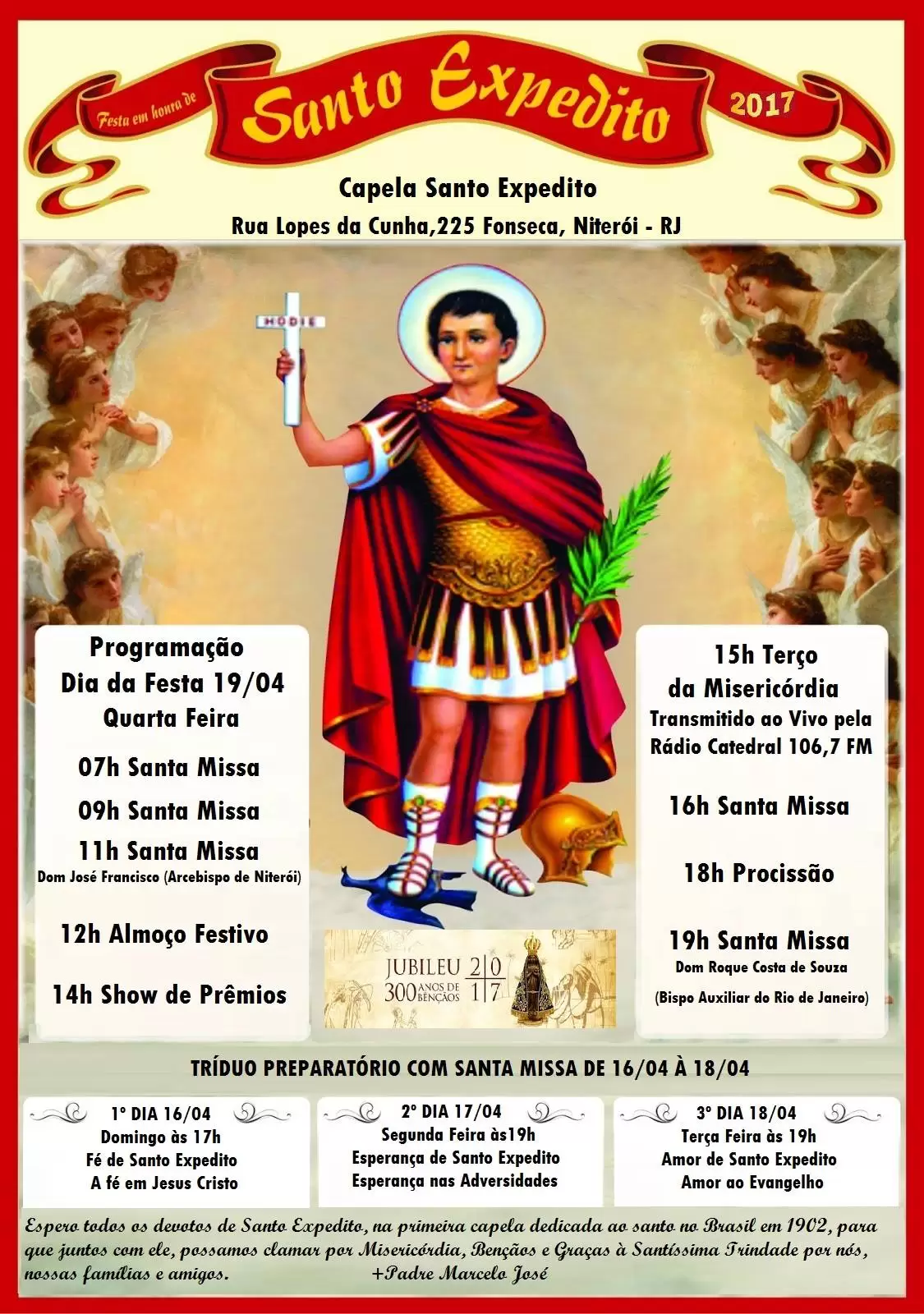 Festa de Santo Expedito 2017