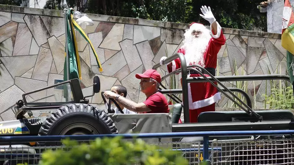 Chegada papai noel 2017 foto Patrick Silva