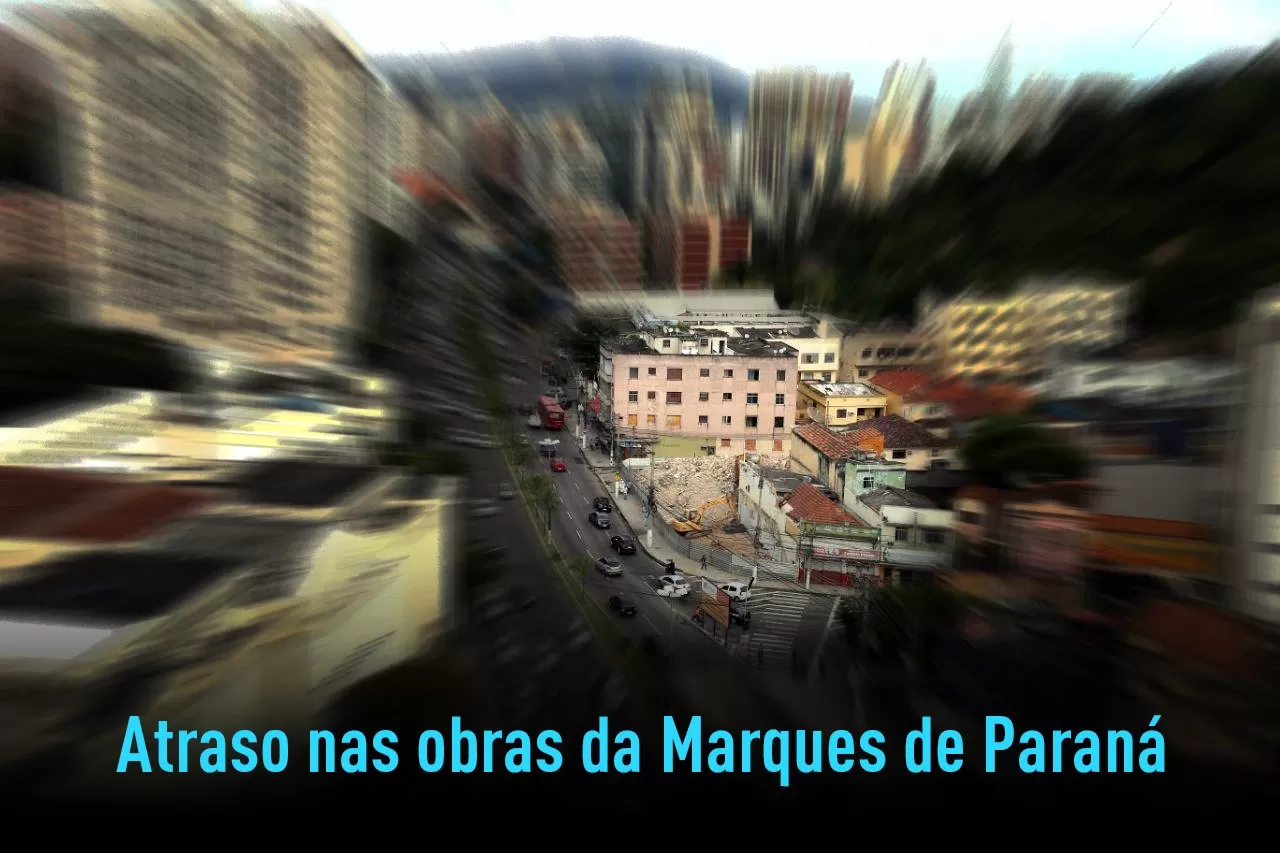 Atraso nas obras da Marquês do Paraná