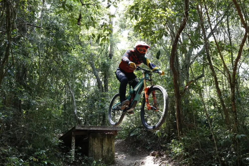 downhill